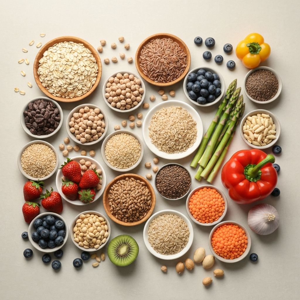 Diverse nutritious foods